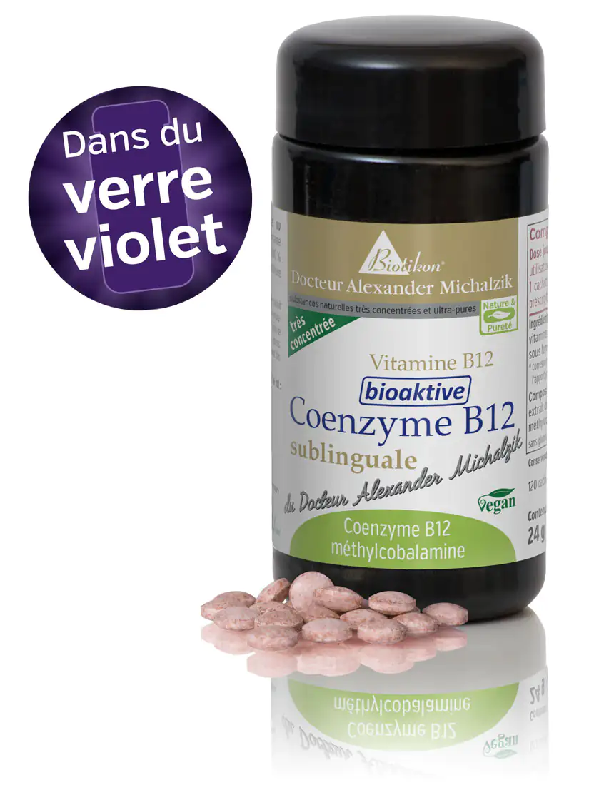 Coenzyme B12 biologiquement active, sublingual