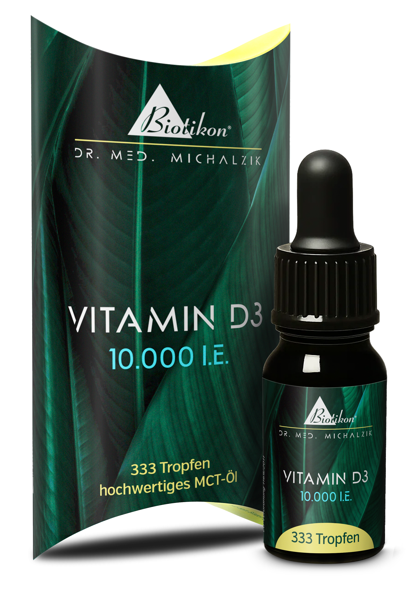 Vitamine D3 10 000 UI, boîte classique avec flacon Vitamine D3 10 000 UI, boîte classique avec flacon