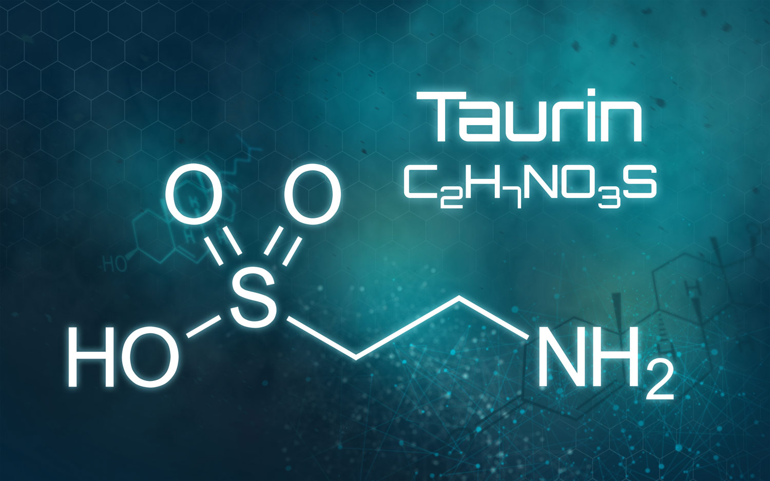 Formule structurelle de la L-taurine