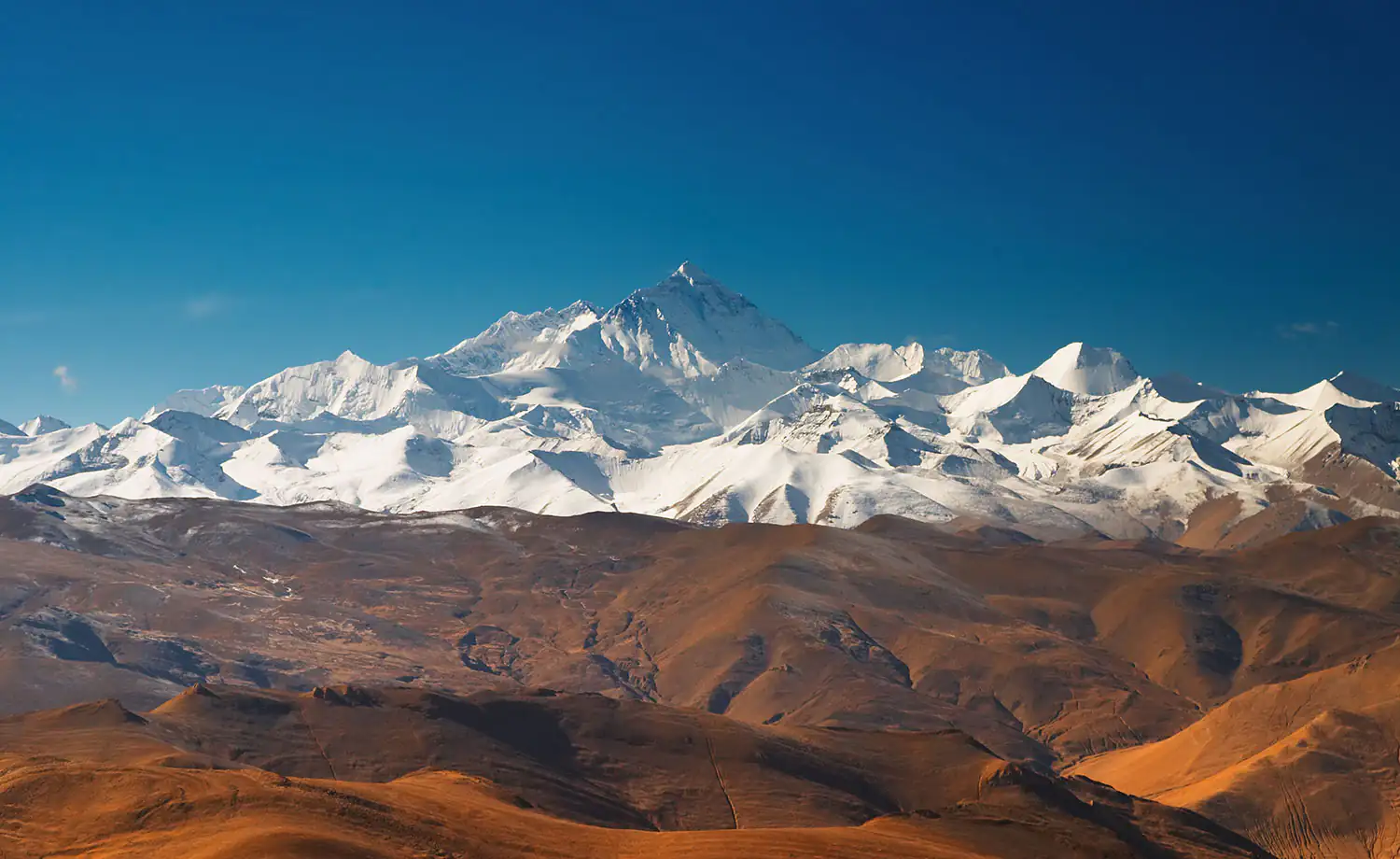 Vue sur les montagnes de l'Himalaya Vue sur les montagnes de l'Himalaya