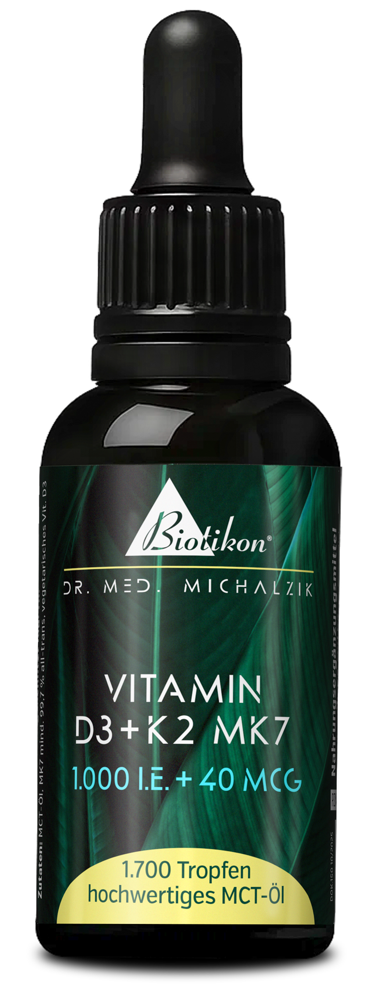 Vitamine D3 K2-1000 UI flacon conventionnel face avant Vitamine D3 K2-1000 UI flacon conventionnel face avant