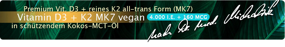 Vitamine D3 + K2 MK7 4 000 UI + 160 mcg gouttes véganes