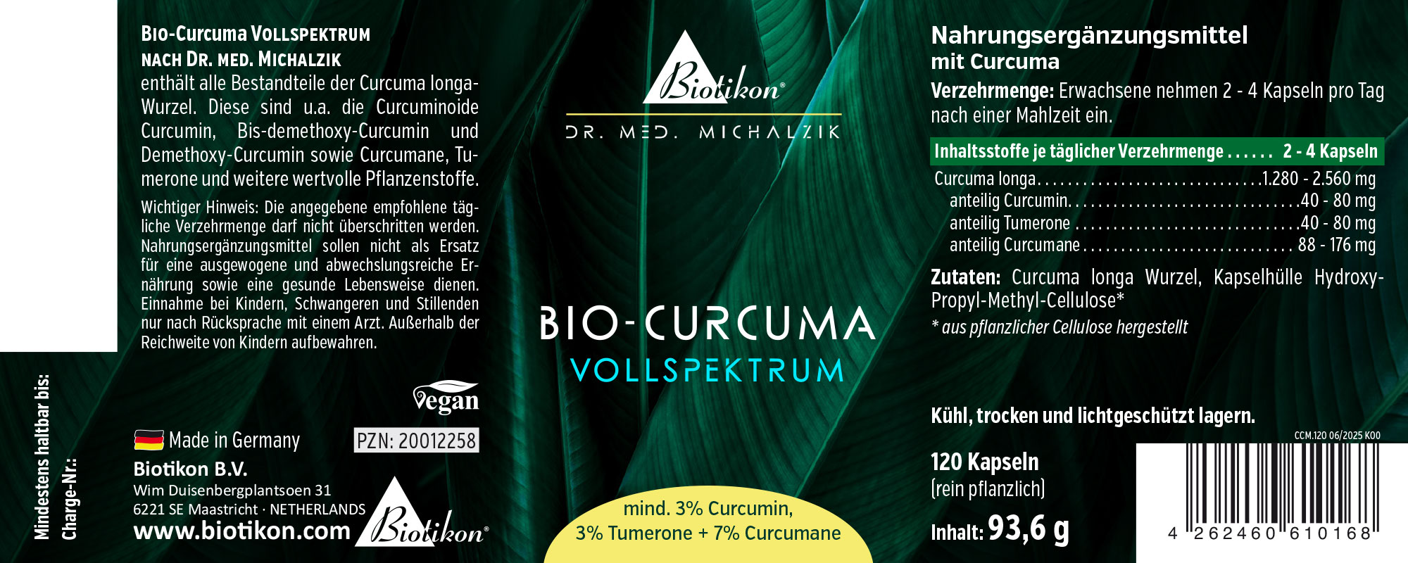 Curcuma bio spectre complet