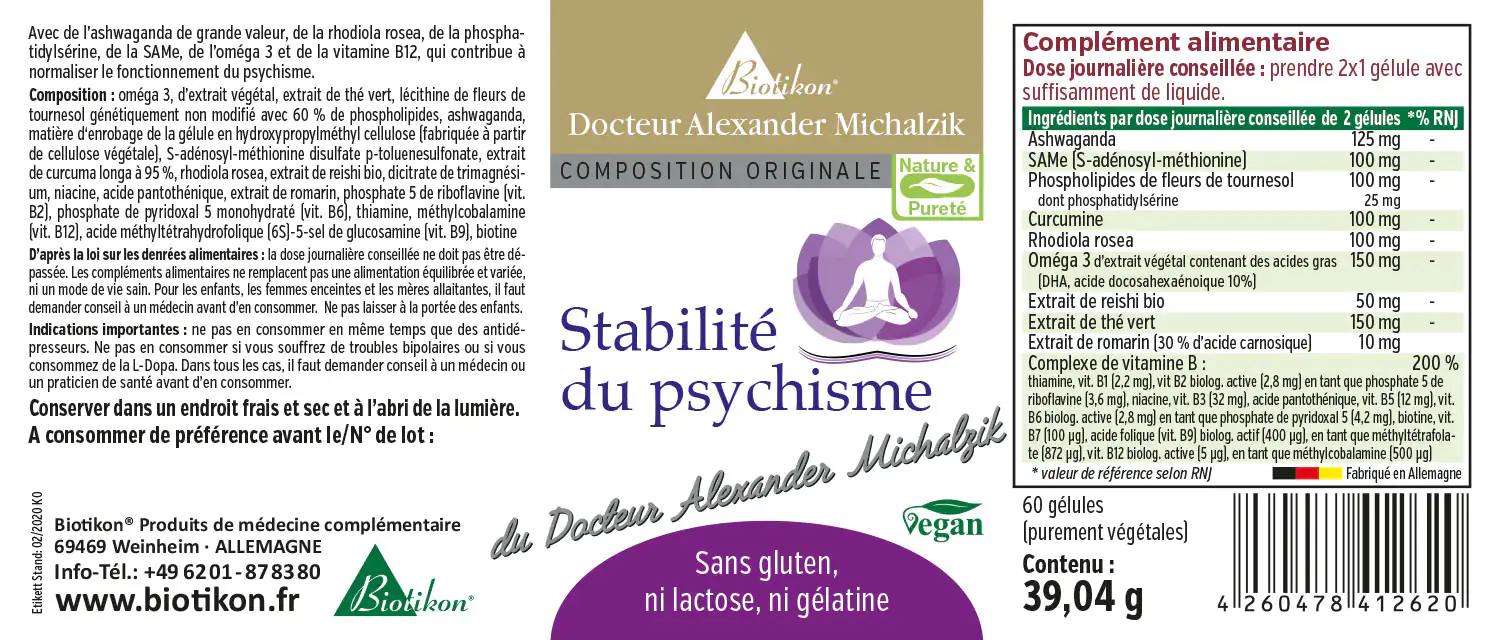 Stabilité du psychisme