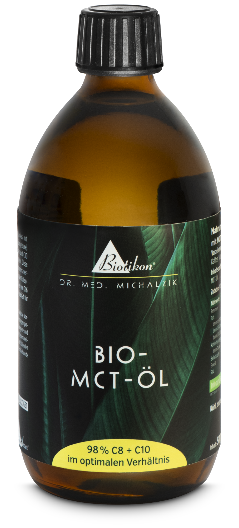 Huile MCT Bio_bouteille Huile MCT Bio_bouteille