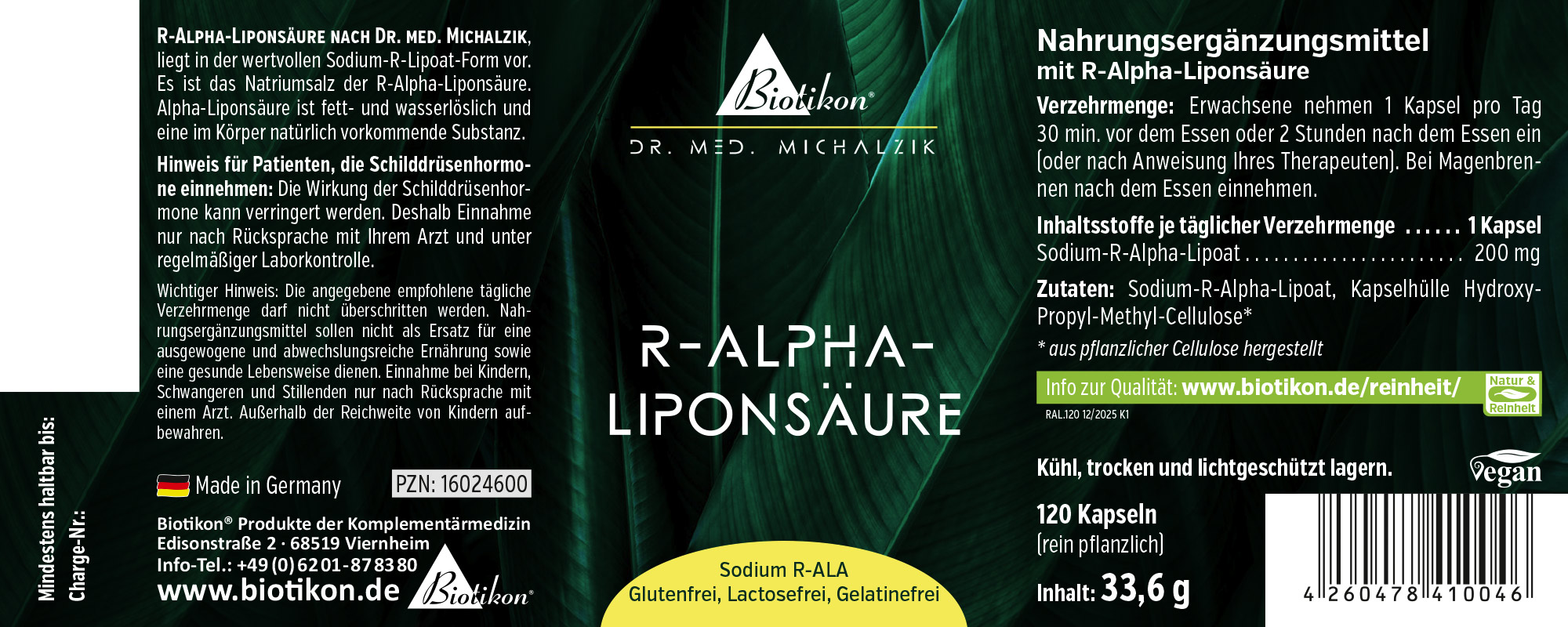 R-Alpha-Liponsäure R-Alpha-Liponsäure