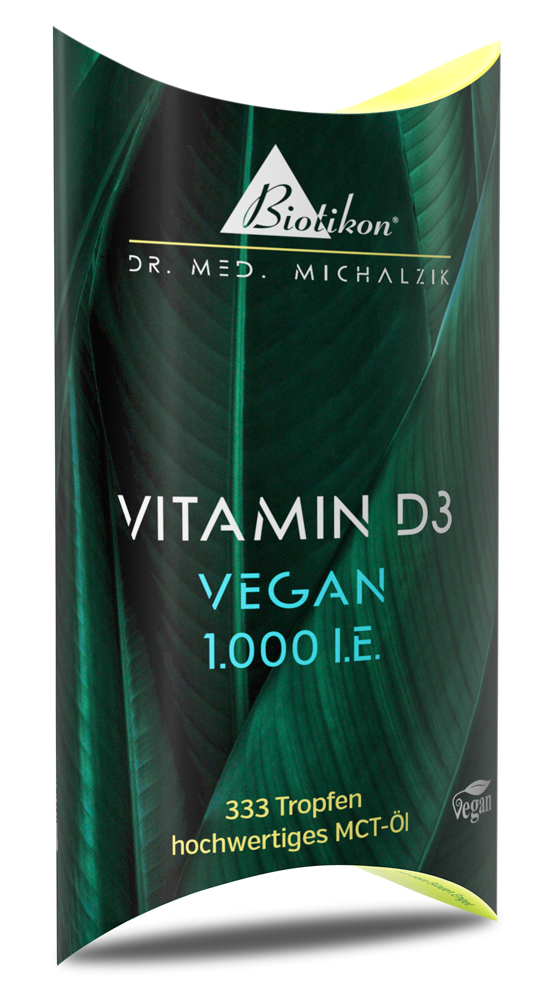 Boîte végétalienne de vitamine D3 1000 UI Boîte végétalienne de vitamine D3 1000 UI