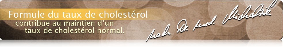 Formule du taux de cholestérol