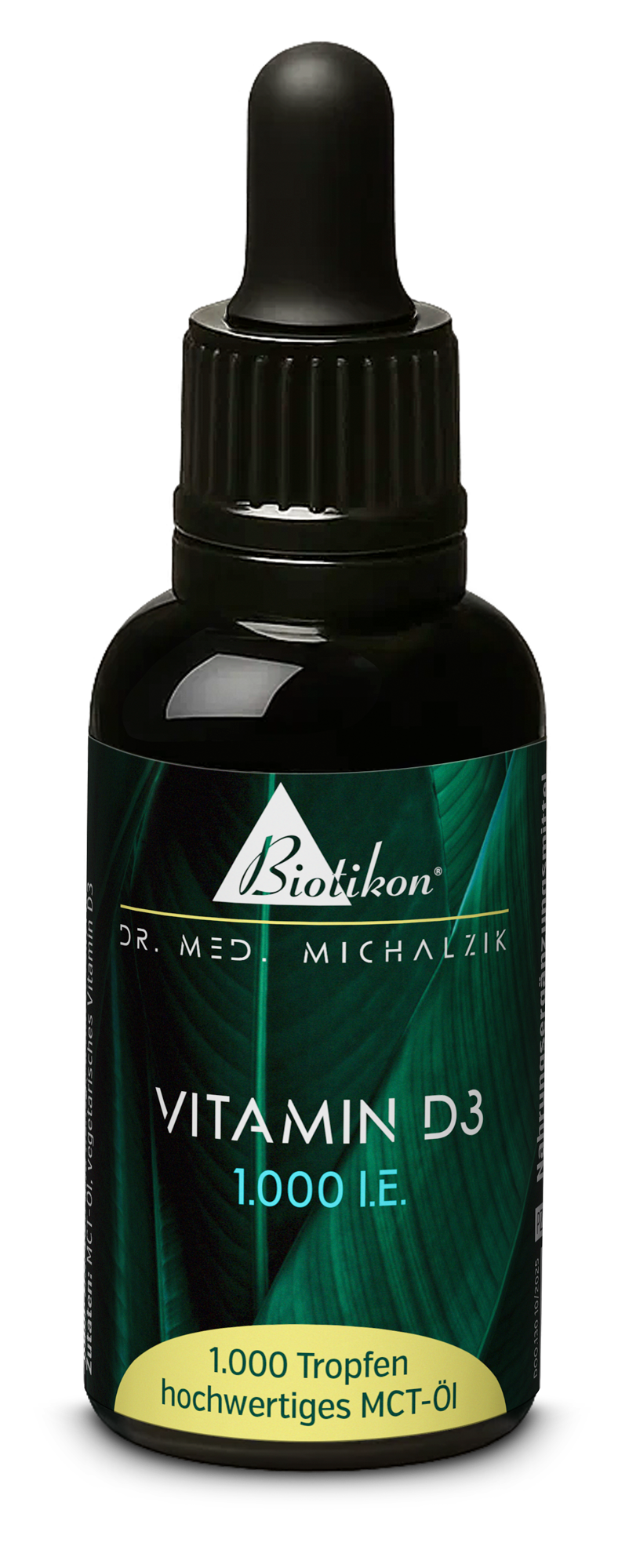 Flacon classique de vitamine D3 1000 UI Flacon classique de vitamine D3 1000 UI