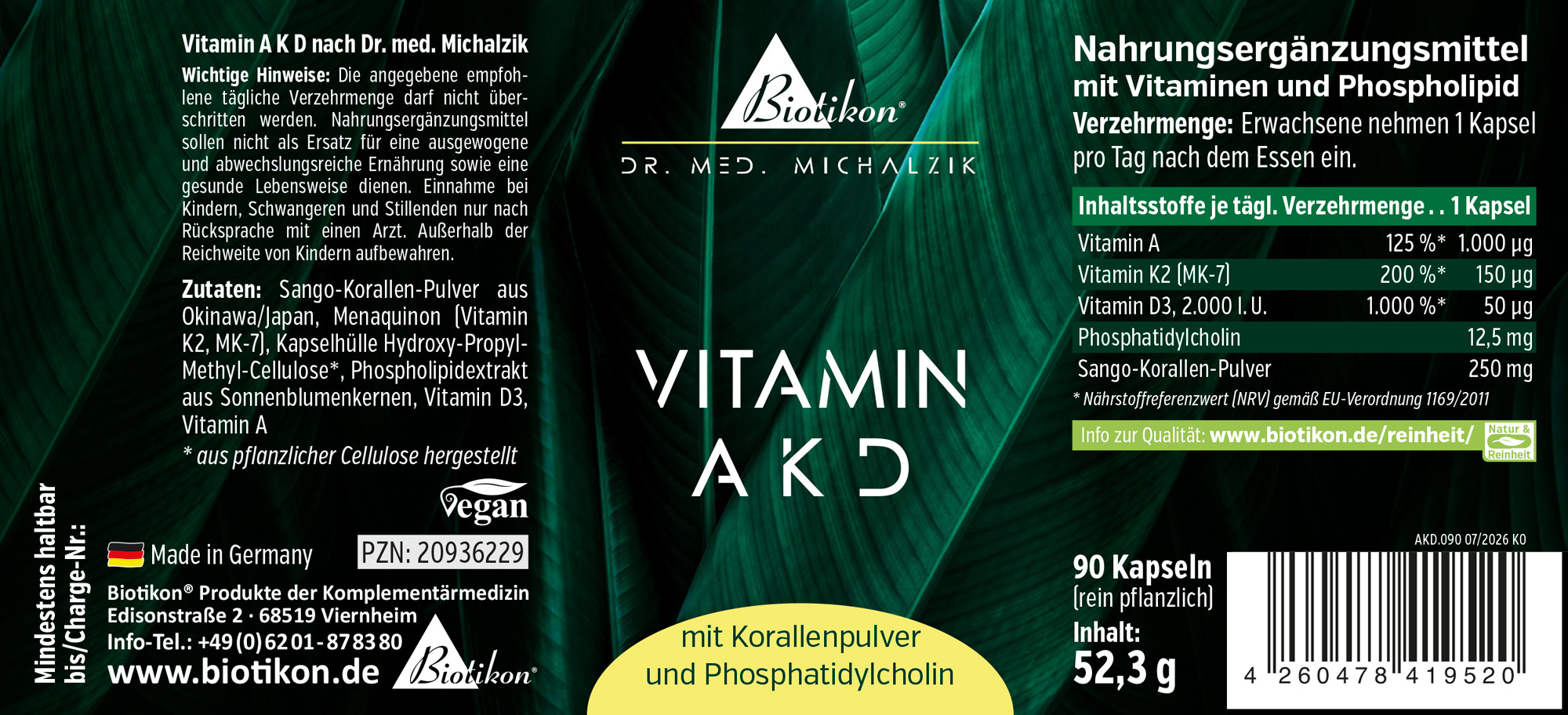 Image de l’étiquette Vitamine A K D