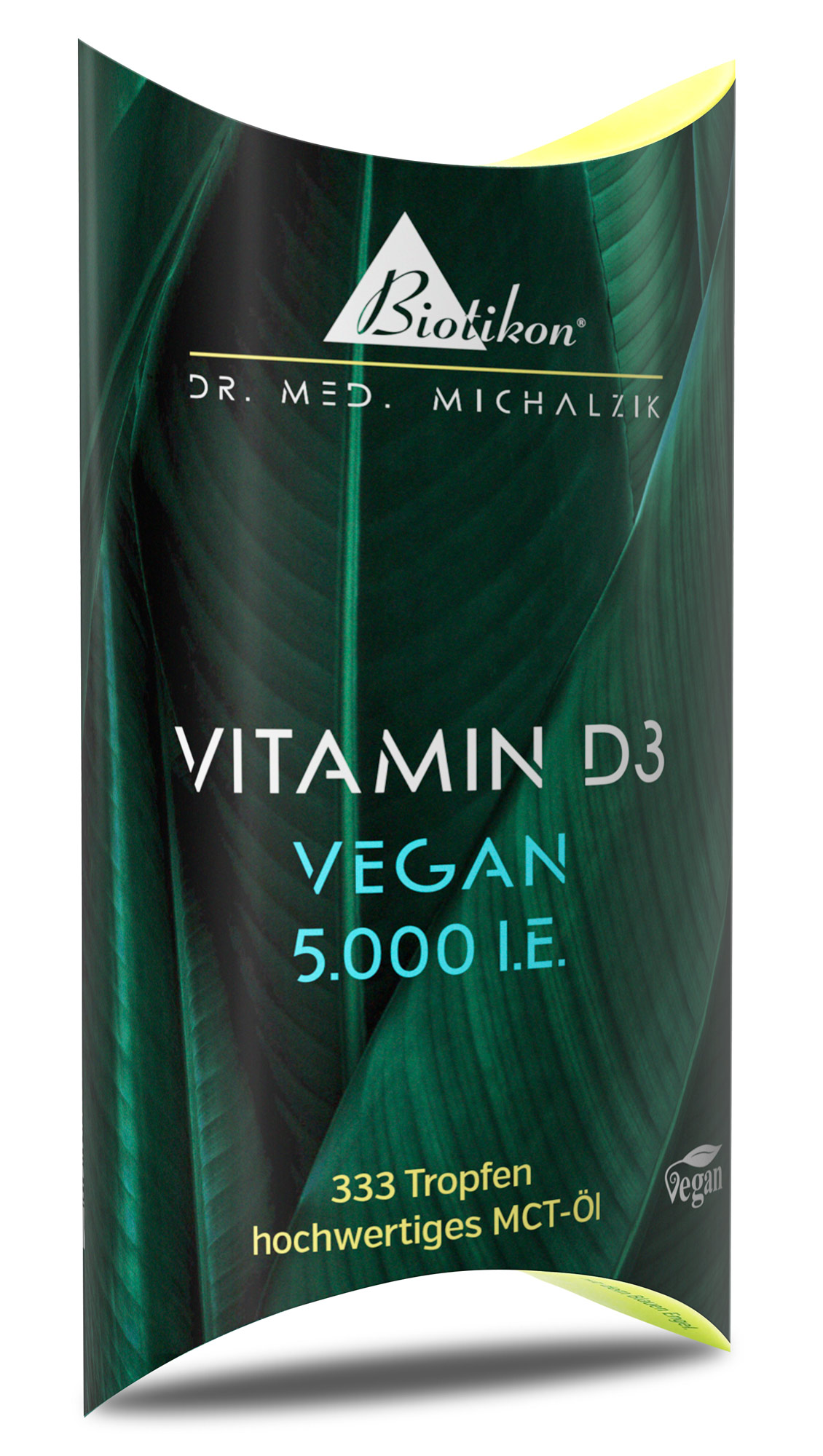 Boîte végétalienne de vitamine D3 5000 UI Boîte végétalienne de vitamine D3 5000 UI