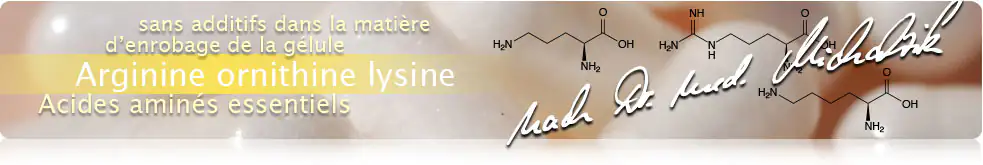 Arginine ornithine lysine du Docteur Alexander Michalzik